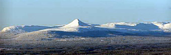 Vy över Städjan/Nipfjället. Foto: Vildmark Särna ©