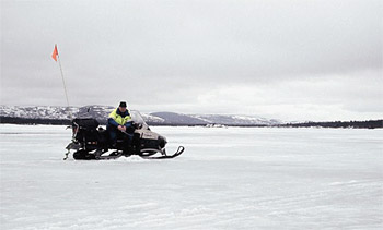 Fiske från skoter