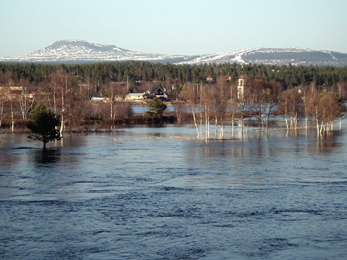 Städjan och Idre Fjäll (Gränjesvålen) i bakgrunden