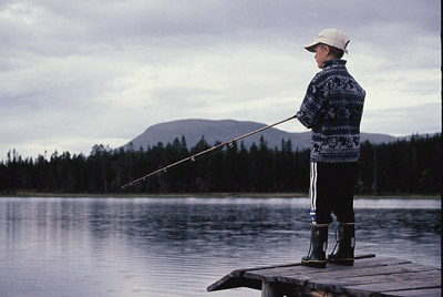 Fiske, Gränjestjärn, Idre.