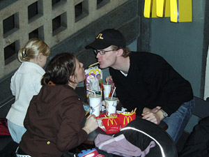 lunch på Mc Donalds