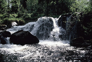 Ett av de vackra fallen på denna plats.